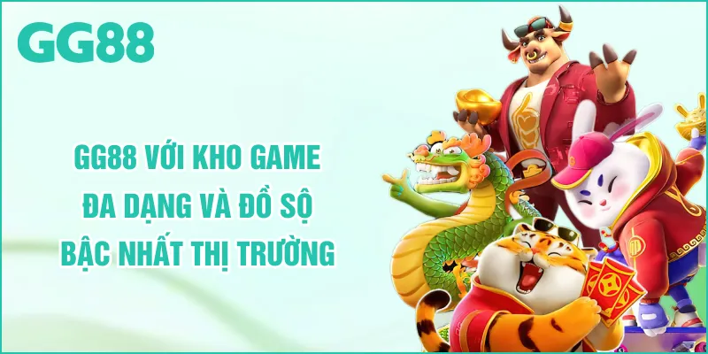 GG88 với kho game đa dạng và đồ sộ bậc nhất thị trường
