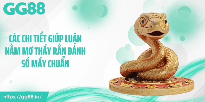 Các chi tiết giúp luận nằm mơ thấy rắn đánh số mấy chuẩn